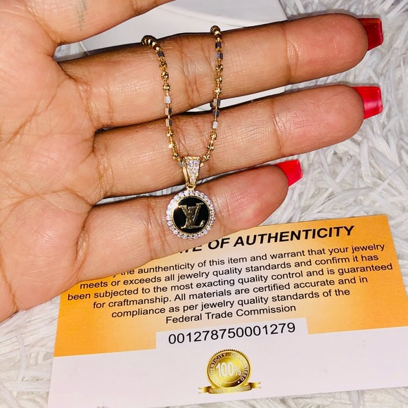 10k solid gold luxury designer pendant, 100% real gold, best Christmas gift ever - Picture 11 of 11